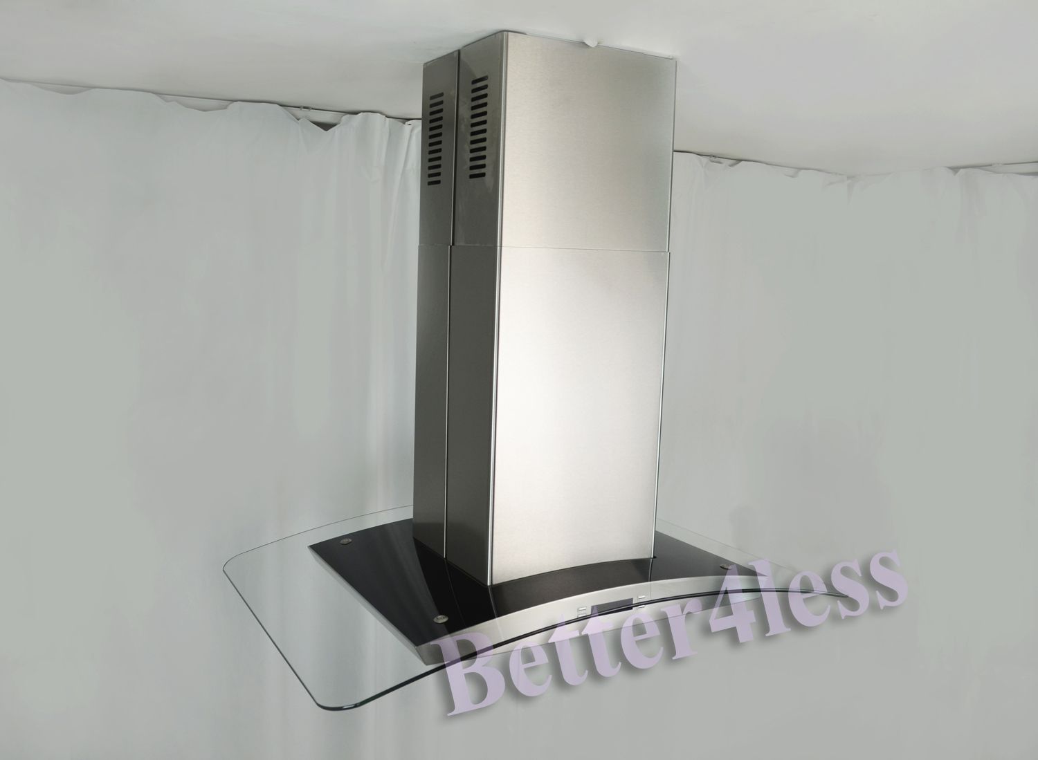 36 Island Mount Stainless Steel Kitchen Range Hood Stove Vent B