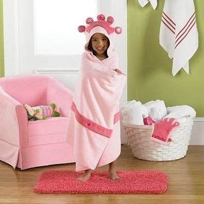  Beans Princess Bath Wrap Hooded Towel 27x54 New Adorable