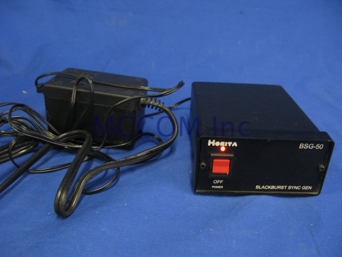 Horita BSG 50 Multi Output Black Burst Sync Generator w Power Supply