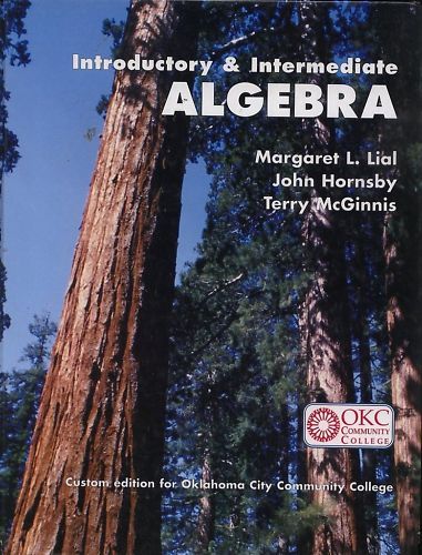 Intro and Intermediate Algebra OKC CC Lial Hornsby J