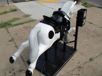 REAL NICE VENDOMATIC HORSEY KIDDIE RIDE ATTNGRANDPARENTS NICE SADDLE