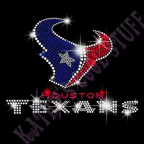 Houston Texans Rhinestone Hoody Sexy Bling Cute NFL Schaub Hoodie