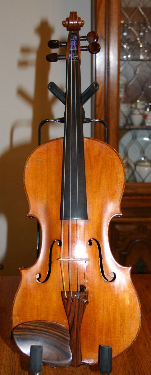 Very Fine Old Full Size German Violin Labeled Peter Schultz