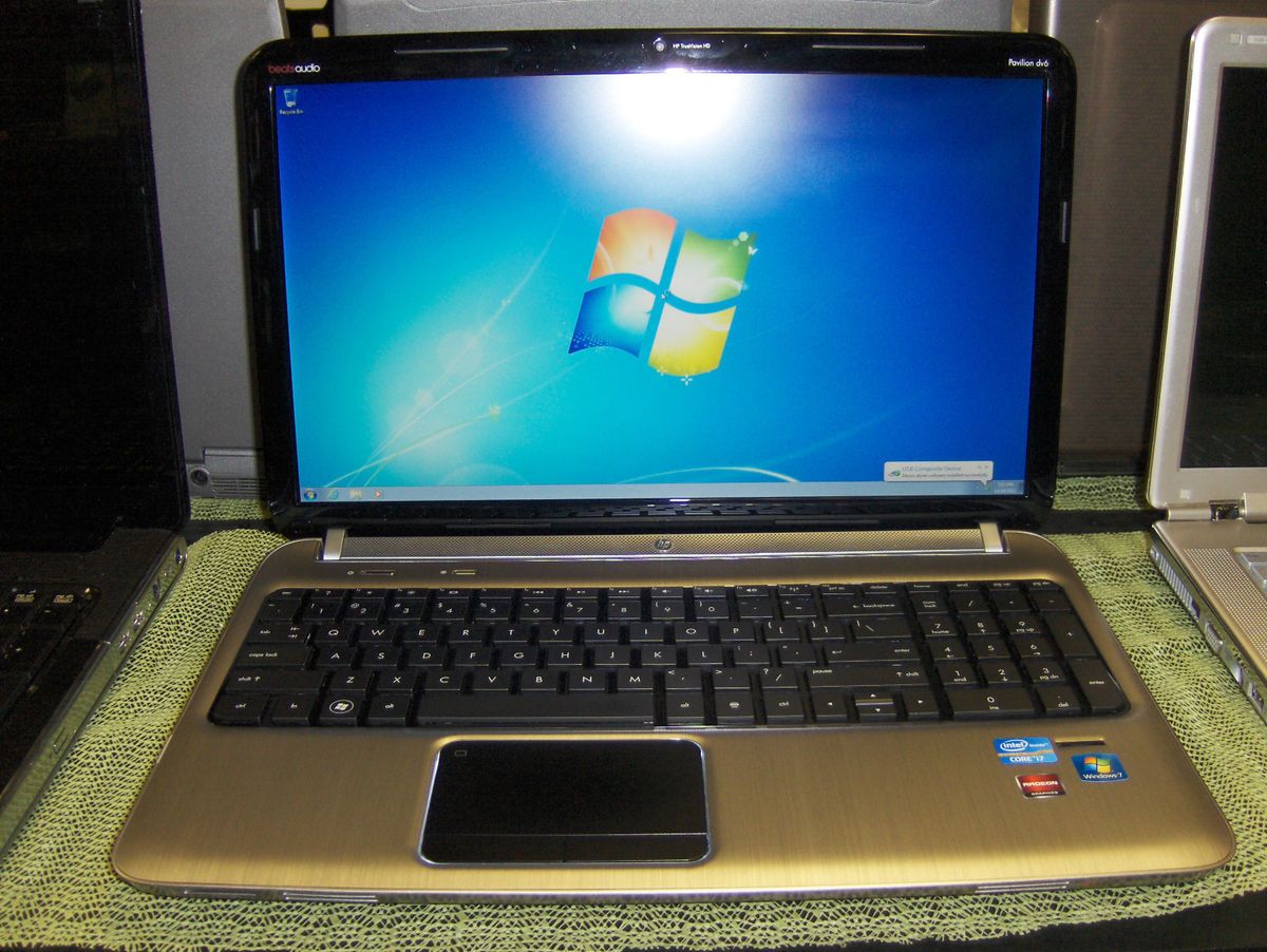 HP Pavilion dv6 6190us   Intel i7   750GB HDD   8GB DDR3   Blu Ray   w