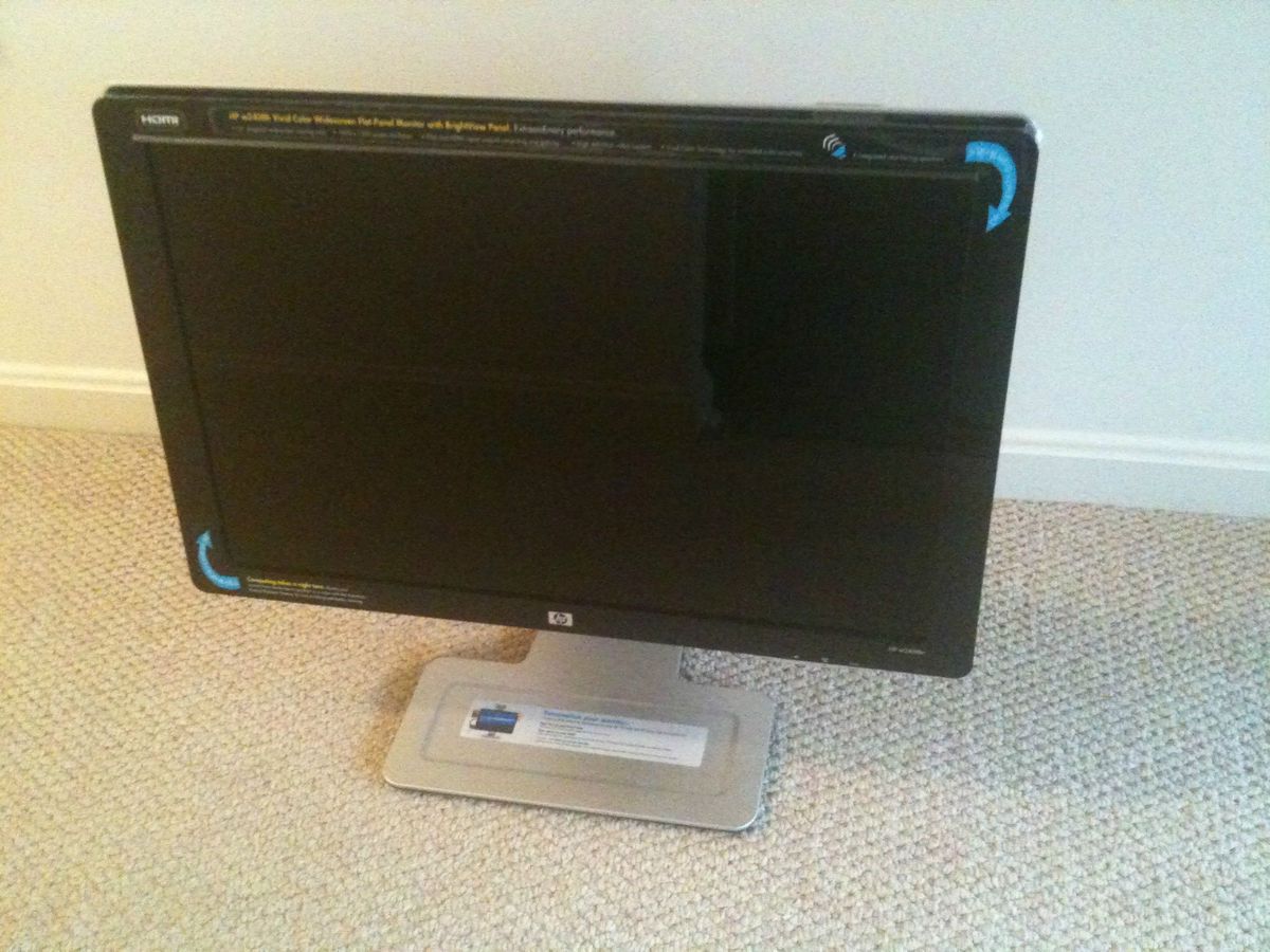 HP W2408H 24 Widescreen LCD Monitor Black