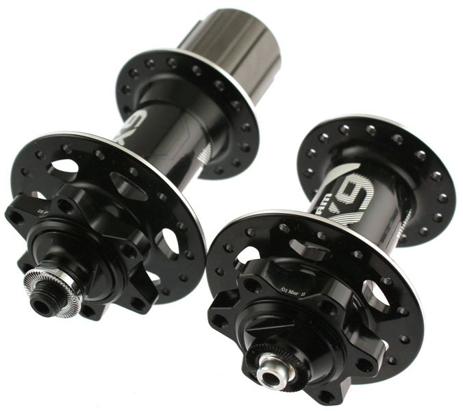 2011 SRAM x9 x 9 Hubs Pair 32h 9 10 SPD Set Bike MTB Hubs F R 6 Bolt