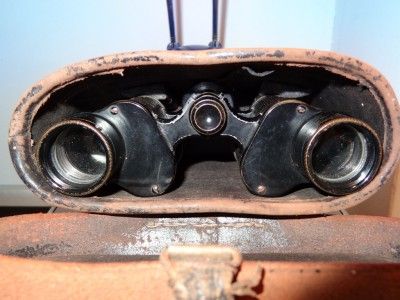 Antique Early 20thC French Huet 8x Postbellum 44838 Binocular