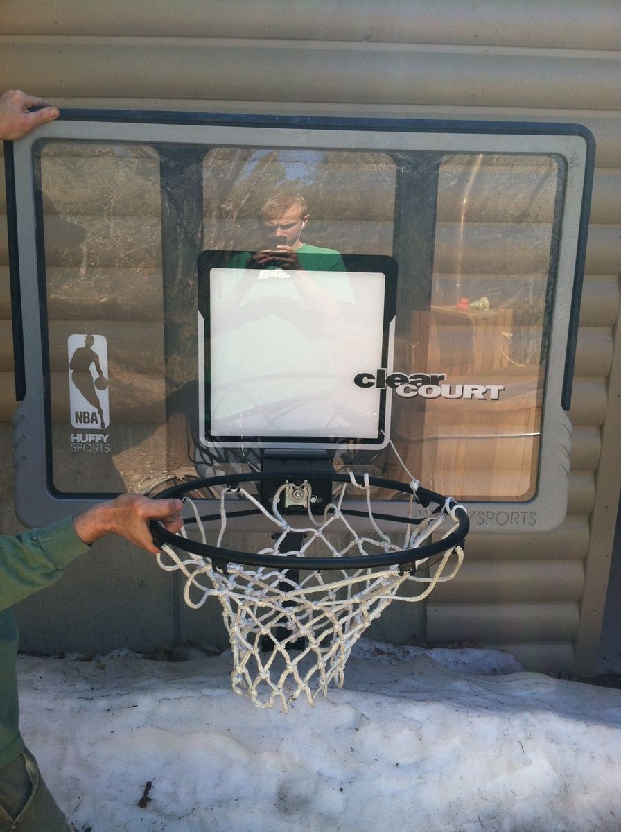 Huffy Clear Court Basketball Goal