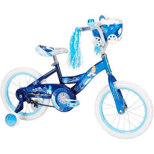  Huffy Disney Cinderella 16 Girls Bicycle Bike with Training Wheels