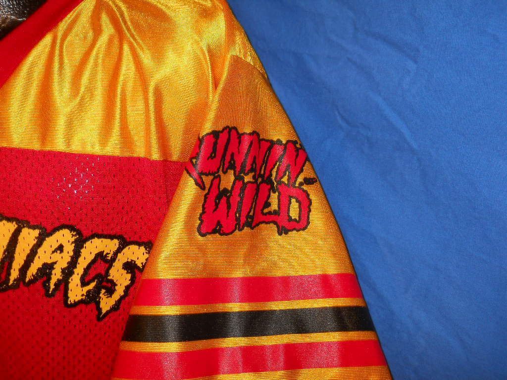 WWE WRESTLING HULK HOGAN HULKAMANIACS HULKAMANIA #1 RED YELLOW JERSEY