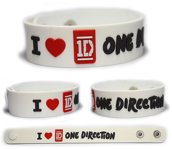 Love One Direction Rubber Bracelet Wristband Up All Night 1D