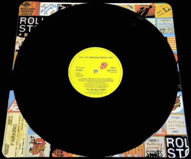 THE ROLLING STONES ~ STILL LIFE (LIVE) ~ UK GATEFOLD LP ~ 1982