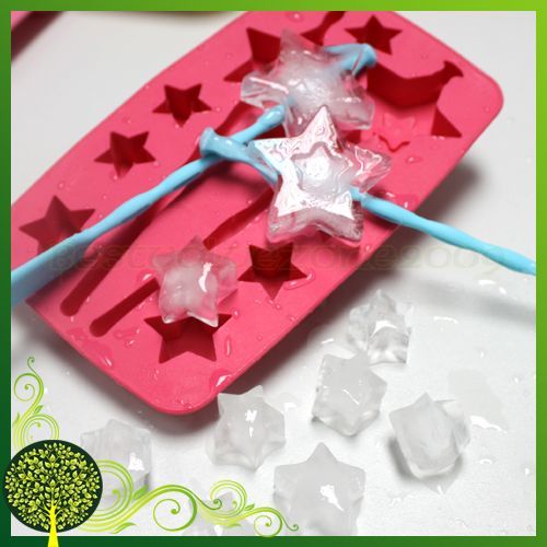 silicone ice cube trays are perfect for making party themed ice cubes