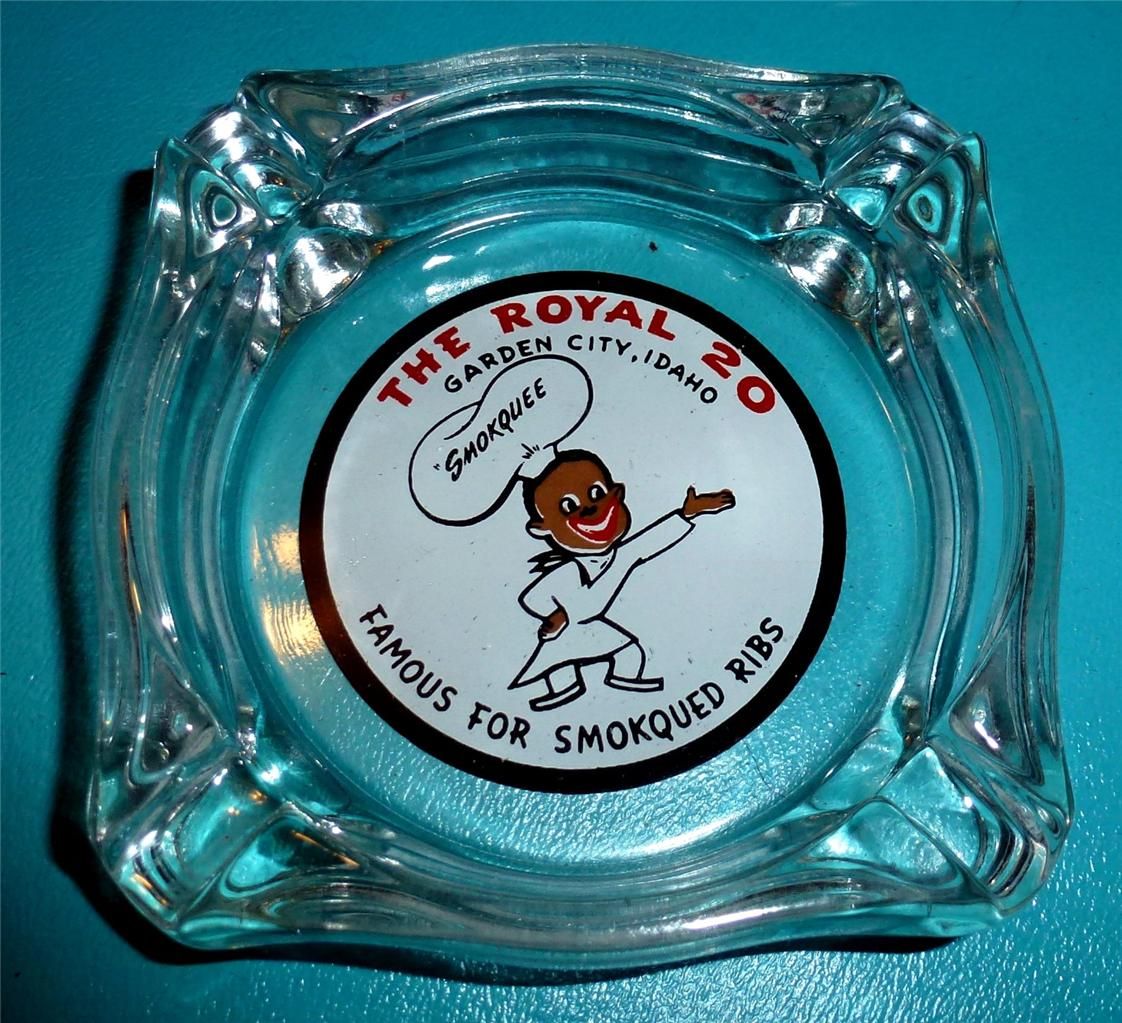  Ashtray 1950s BBQ The Royal 20 Garden City Idaho Smokquee Chef