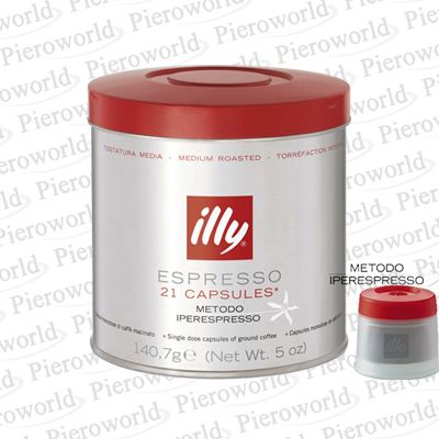 Illy Iperespresso Cialde Caffè A Tostatura Media Rossa 6 Barattoli Da