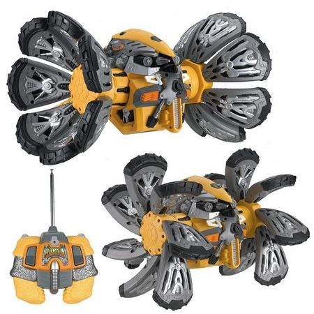   Shell Shocker Remote Control Transformer Indoor Outdoor Robot RC Toy