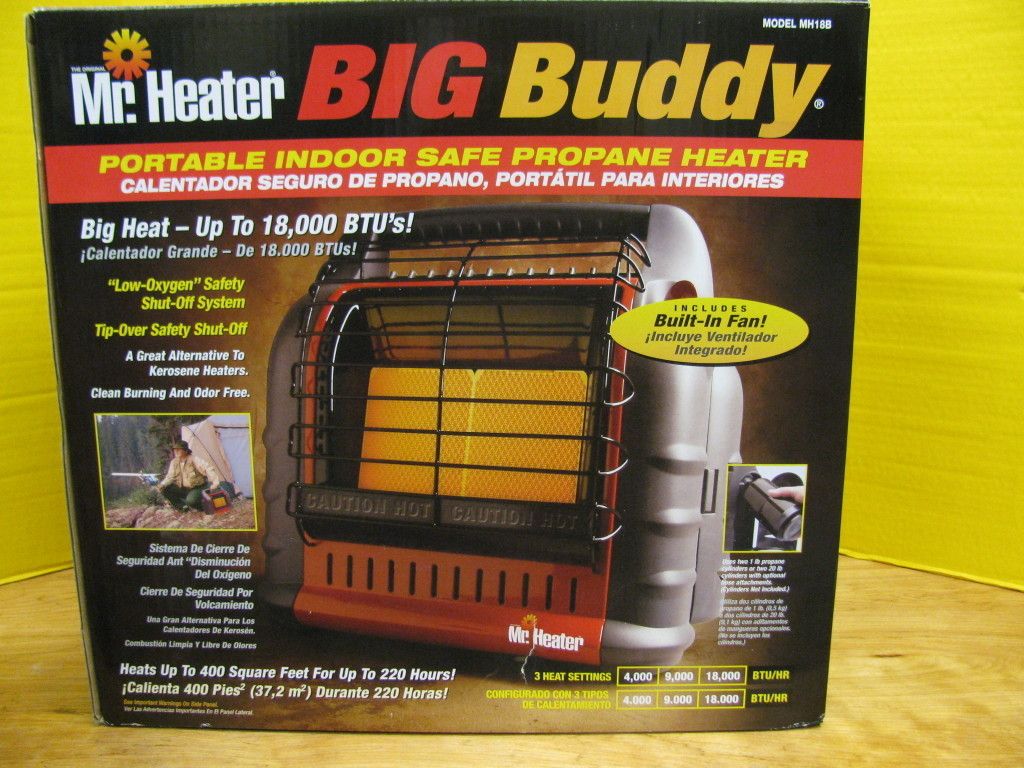 Mr Heater Big Buddy Portable Indoor Safe Propane Heater