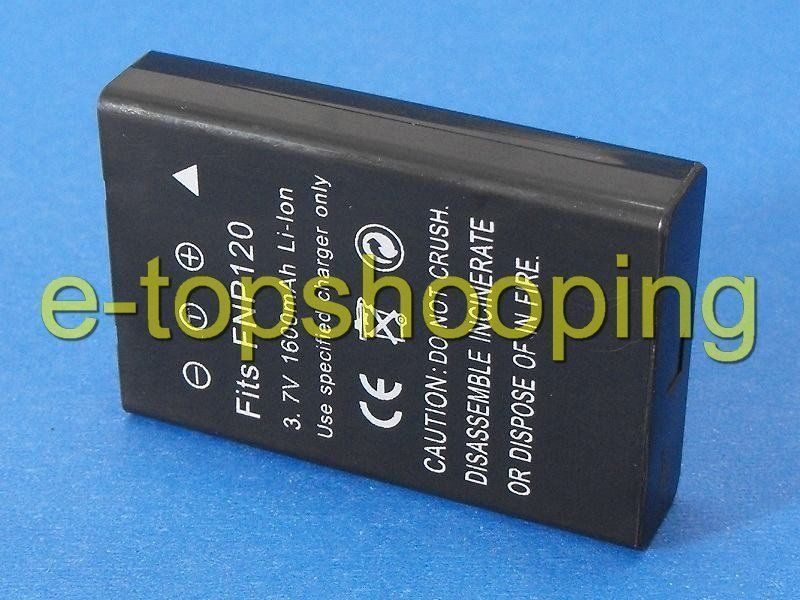 Battery for Insignia NS DV111080F NSDV111080F NP 120 NP120 3 7V