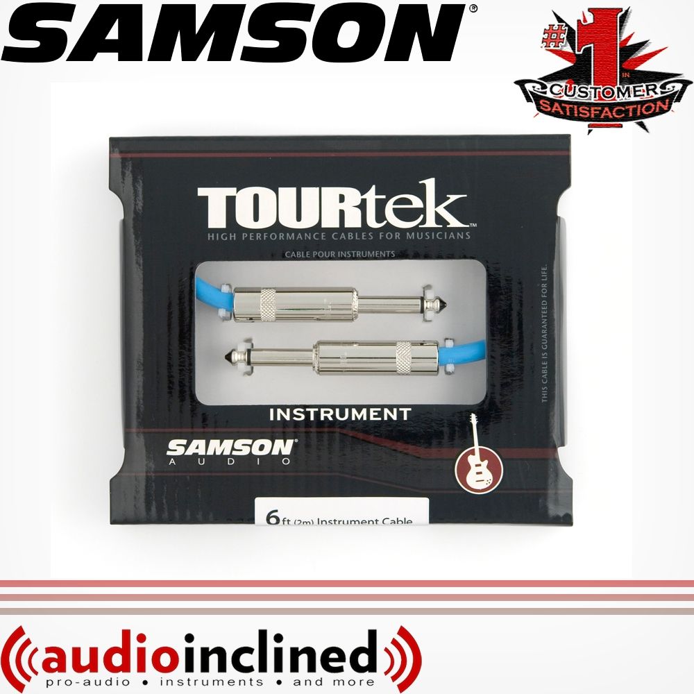 Samson Tourtek TI6 6 Instrument Cable Guitar Cable