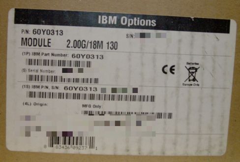 IBM Intel 60Y0313 X7550 Xeon 2GHz 8 Core Processor Upgrade Kit for