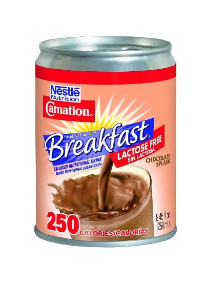 Carnation Instant Breakfast Lactose Free Chocolate Spla