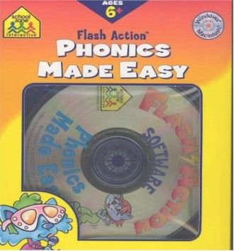 School Zone Flash Action Phonics Made Easy Win Mac CD on PopScreen
