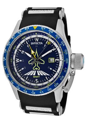 Invicta Mens Aviator GMT Blue Dial Watch