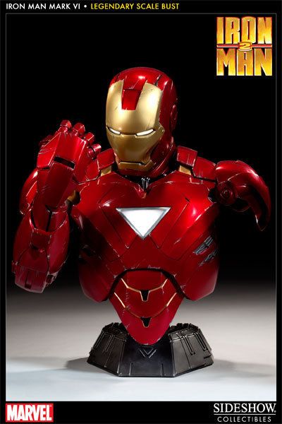 Sideshow Iron Man 2 Mark VI Legendary Scale Bust