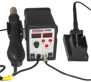 in 1 Hot Air Rework Soldering Iron Station 898D