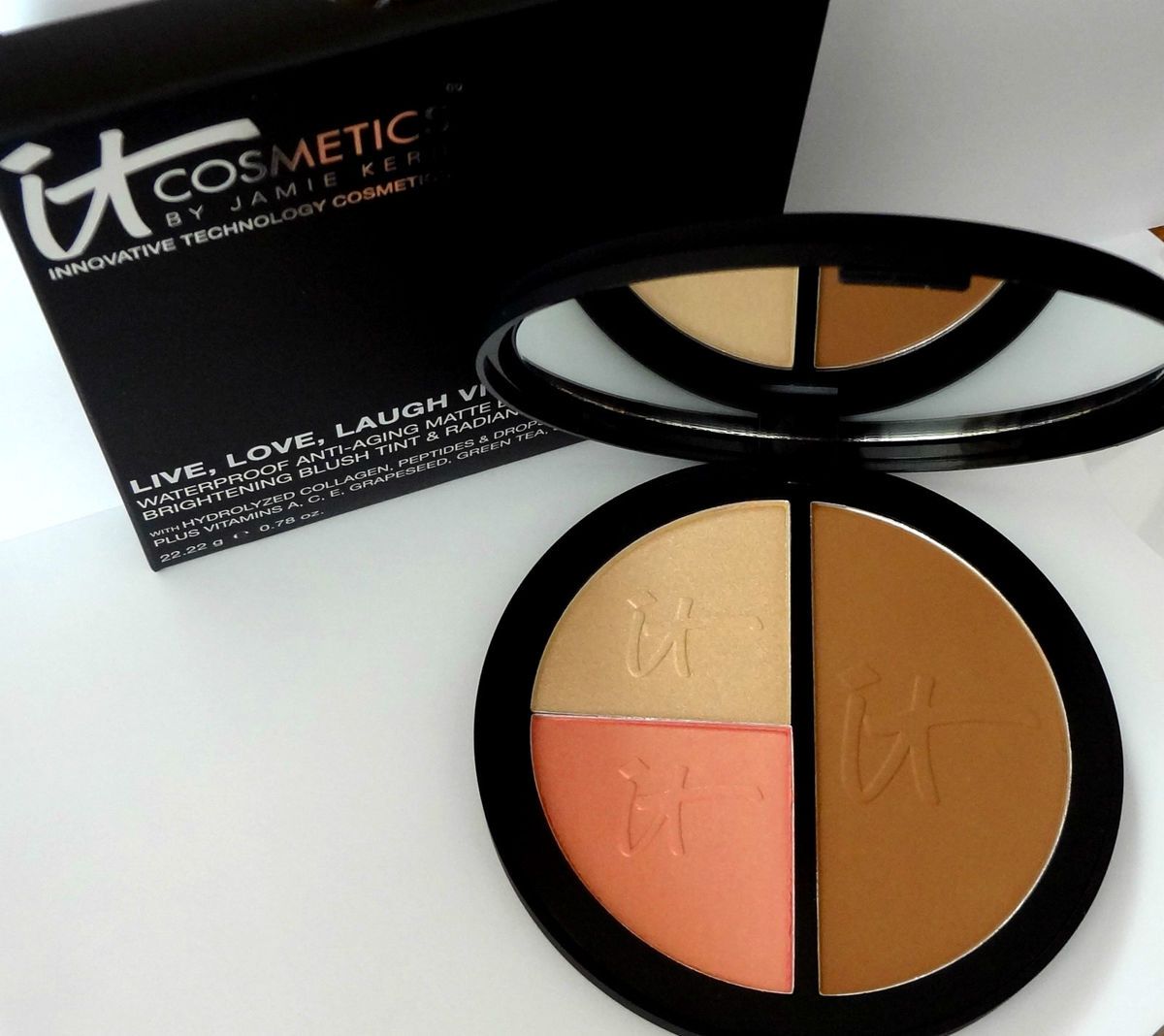 It Cosmetics Live Laugh Love Vitality Face Disc Bronzer Blush