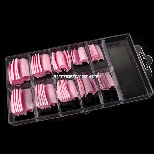 70 Professional French False Acrylic Nail Art Tips K06