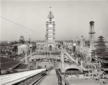 1905 Coney Island Photo WOW Amusement Park New York