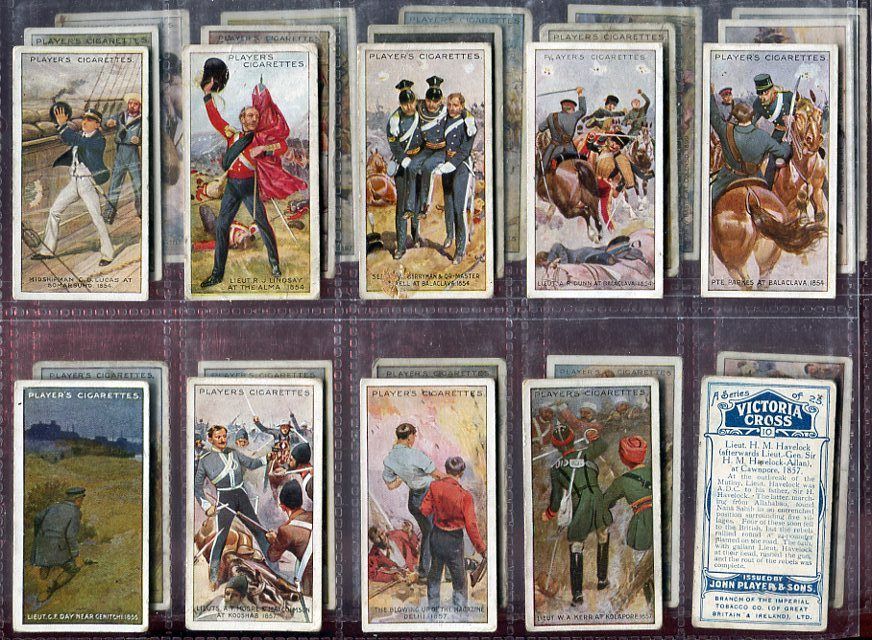 Tobacco Card Set John Player Victoria Cross VC Winners 1914