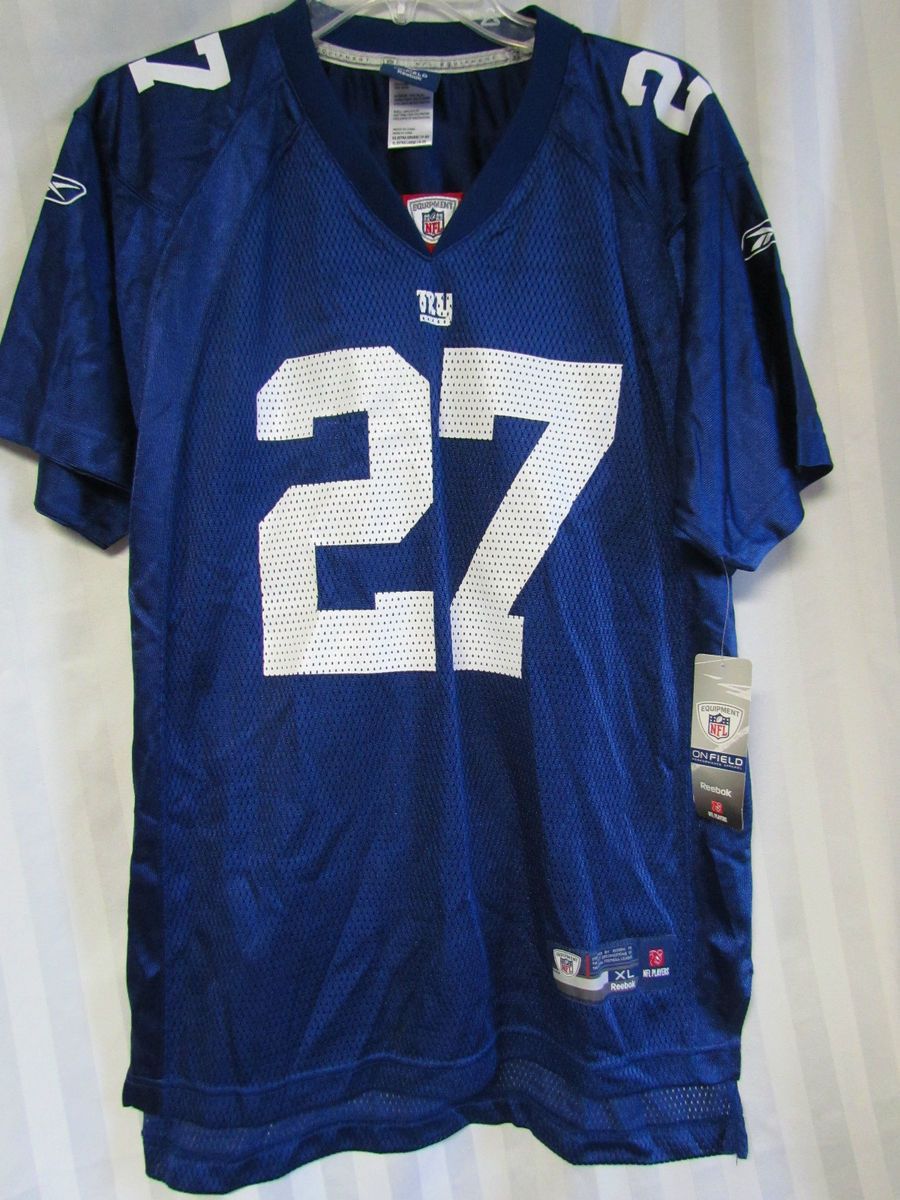 New York Giants 27 Brandon Jacobs Reebok on Field Jersey Youth XL 18