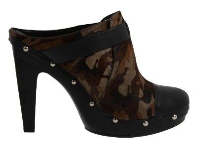  Shoes BCBG BCBGeneration MILLARD Platform Clogs Heels Camoflage