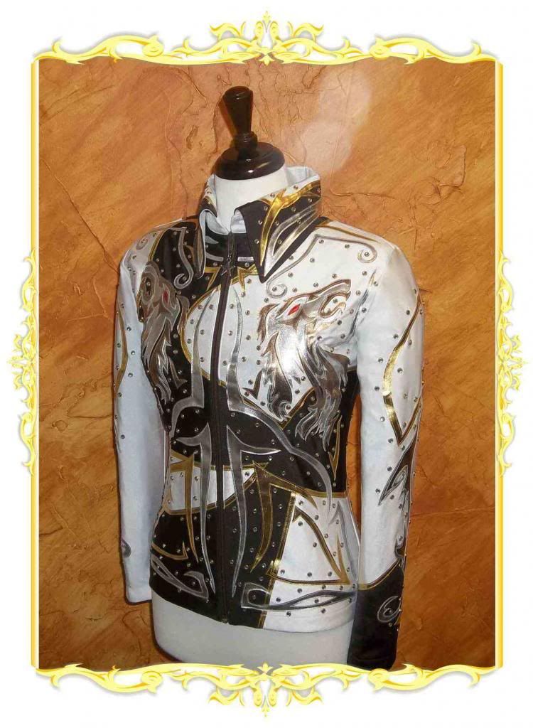 Medium Showmanship Pleasure Horsemanship Show Jacket Shirt Rodeo Queen