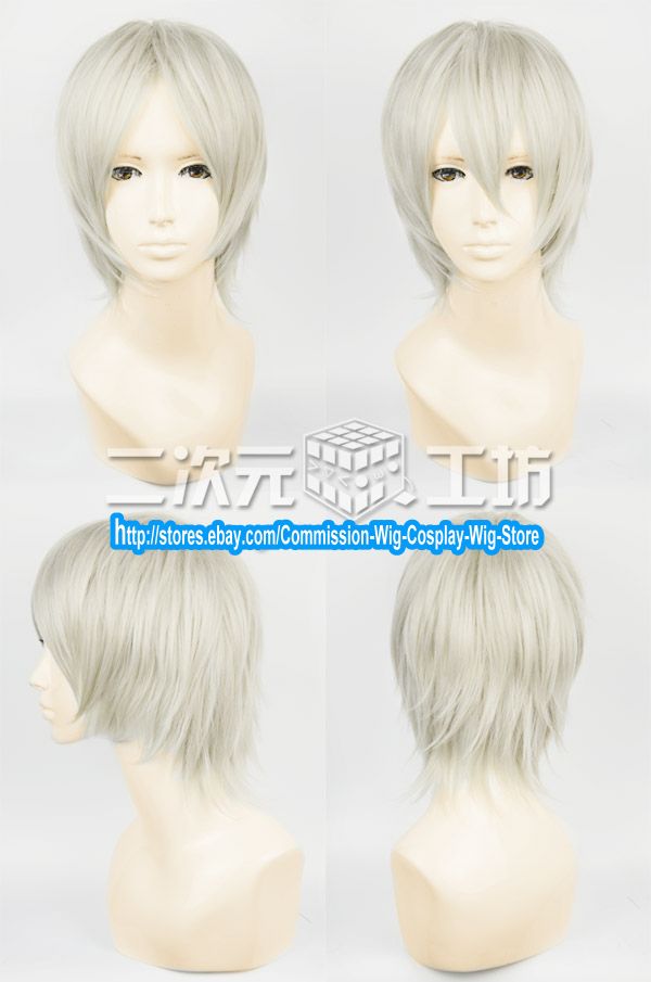 Magi JaFar Cosplay Wig punkshop Costume Grey