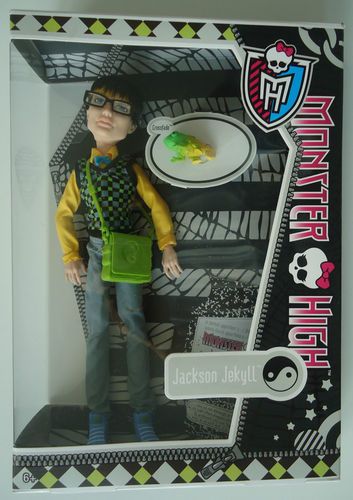 Monster High Jackson Jekyll EURO Diary and Pet SON OF DR. JEKYLL RARE