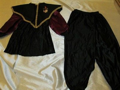  Aladdin Jafar Costume Child 2 4T New 2 Piece Set