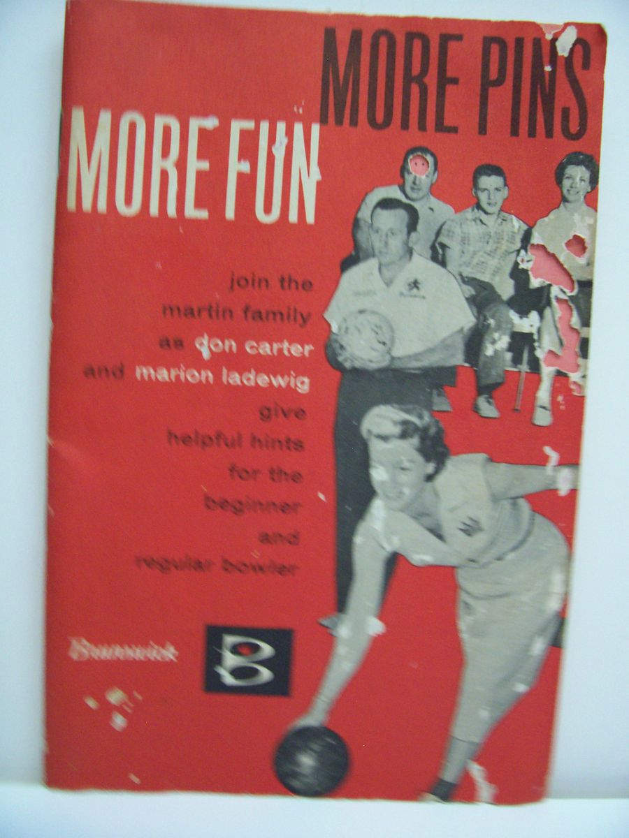 Vintage Bowling Don Carter Marion Ladewig Jack Bob Martin Brunswick