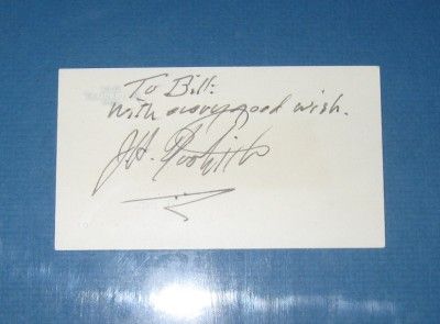 Lt General James Doolittle Autograph WWII