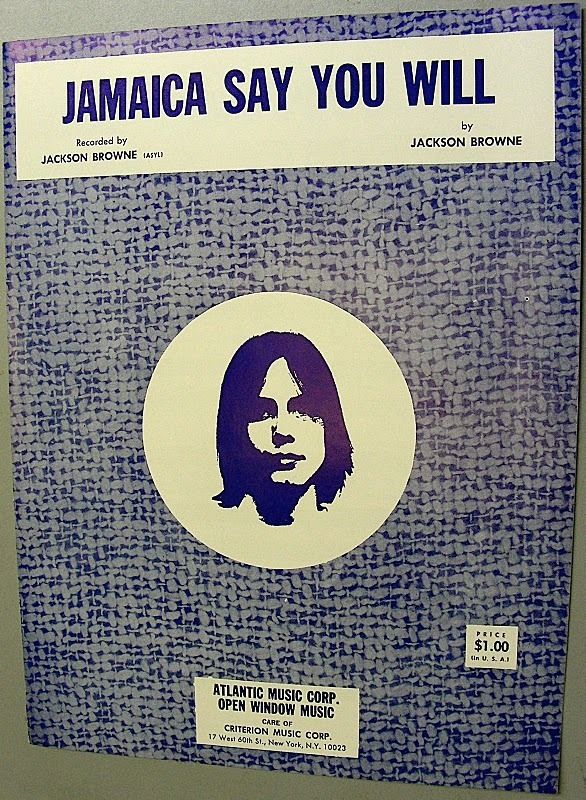 Jackson Browne Sheet Music Jamaica Say You Will