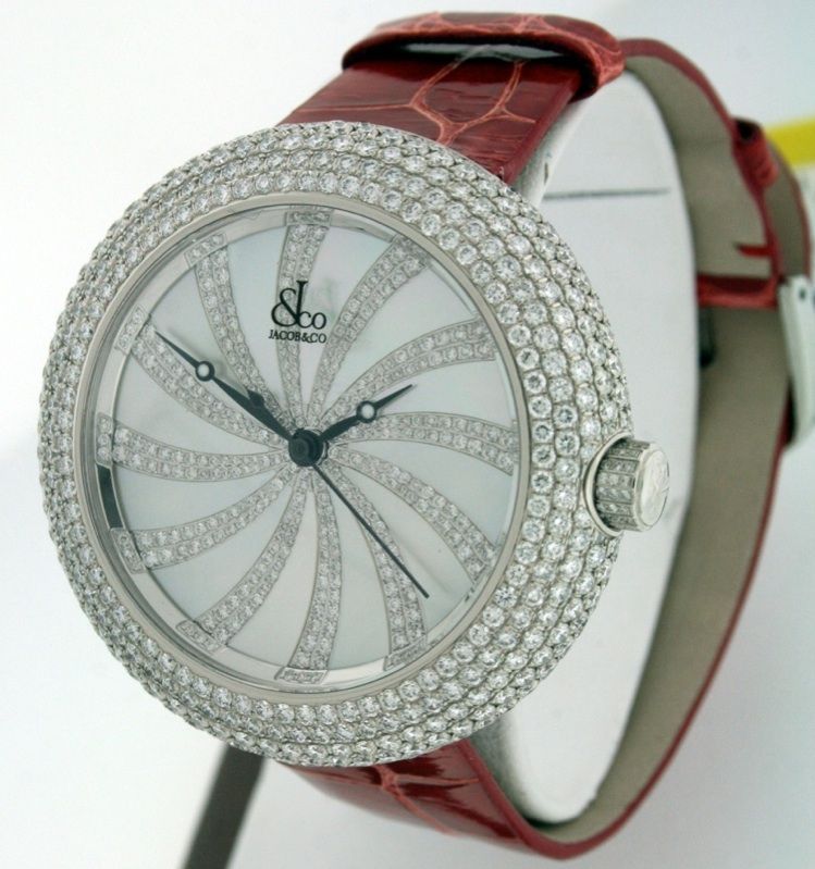 Jacob Co Crystal New Diamond Bezel $27 000 00 44mm Stainless Steel