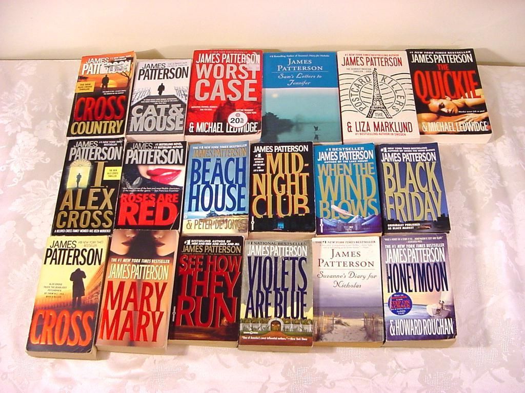 James Patterson Lot 18 PB Books Alex Cross