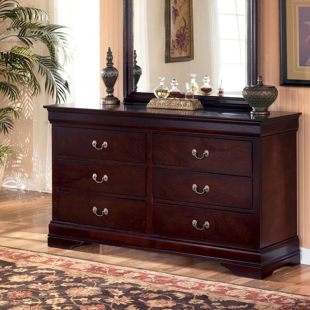 Ashley Janel Dresser Brown Finish  New