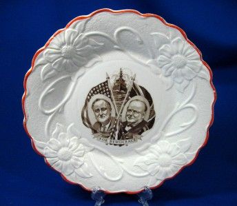 James Kent England Roosevelt Churchill Plate