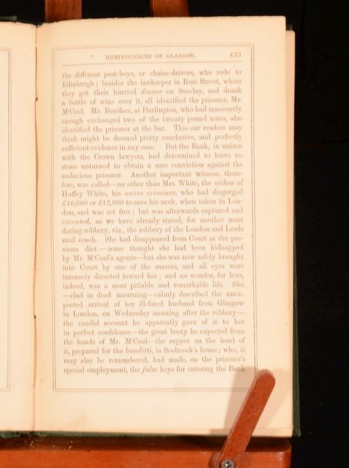 1865 5 Vol Reminiscences of Glasgow and The West of Scotland Peter