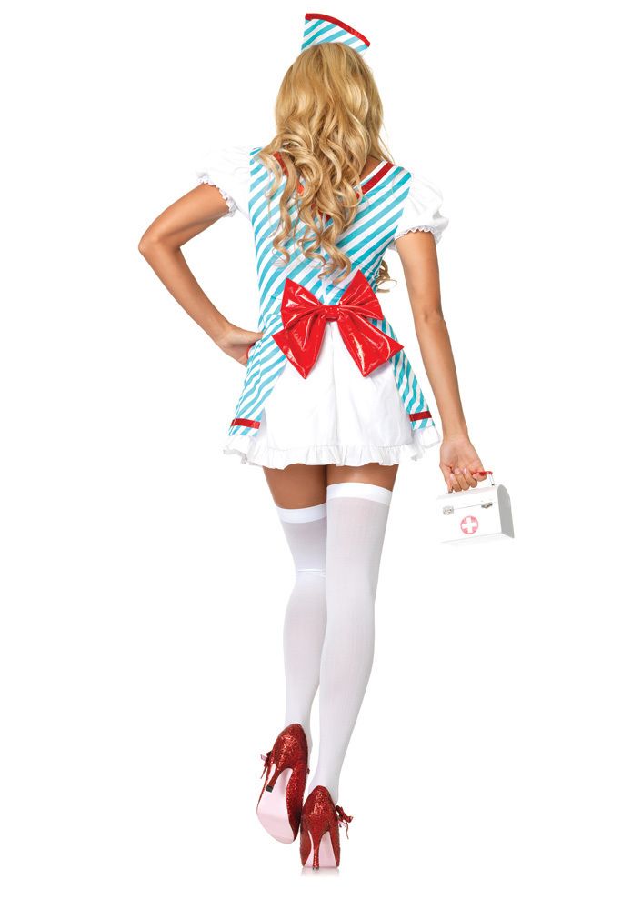  Halloween Fancy Dress Cosplay Battlefield Nurse Costume Uniform