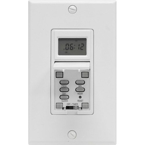 Jasco 15071 GE in Wall 7 Day Smart Digital Programmable Timer