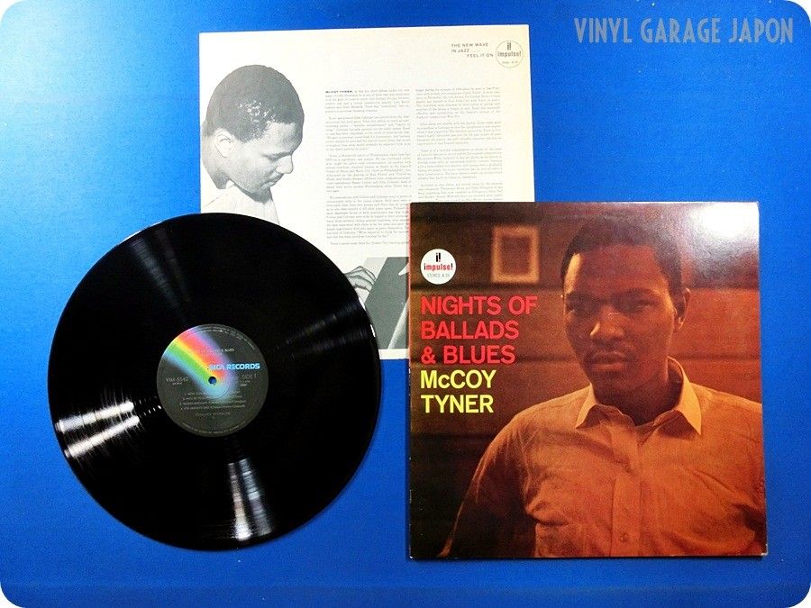  TYNER NM WAX Nights Of Ballads & Blues VIM 5542 Japan JAZZ LP e463